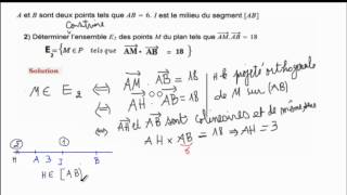 Ensemble de points produit scalaire1 [upl. by Lombard152]