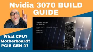 Nvidia RTX 3070 BUILD GUIDE CPU MOTHERBOARD PSU RAM [upl. by Marchak258]