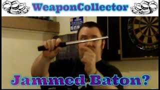 How to close a jammed extendable baton [upl. by Warrin]