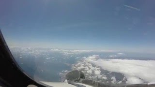 Pilots eye view  Arrival and departure from Las Palmas de Gran Canaria [upl. by Ahsilra]