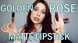 ★Матовые помады GOLDEN ROSE ★ Velvete matte  Longstay  Crayon ★ [upl. by Bowden951]