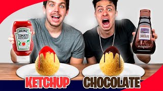 CHOCOLATE OU KETCHUP  Desafio [upl. by Tatum]