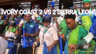 IVORY COAST VS SIERRA LEONE🇸🇱 POST MATCH CELEBRATION FREETOWN GOES WIDE [upl. by Sandberg]