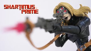 Marvel Legends Yelena Belova Puff Adder BAF Wave Black Widow Hasbro Action Figure Review [upl. by Schoenburg302]