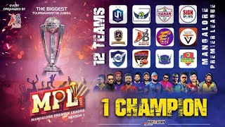 THE BIGGEST TOURNAMENT IN JUBAIL AL BELADI PRESENTS MPL MANGALORE PREMIER LEAGUE SEASON 01  DAY1 [upl. by Noeled]