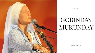 GOBINDAY MUKUNDAY  Guru Gaitri Mantra  PROSPERIDAD ✅ Mantra de Kundalini Yoga · Snatam Kaur [upl. by Ahseinat]