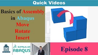 Basics of Assembly in Abaqus How to Move Rotate and Insert Components [upl. by Riggs]