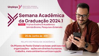 2606  SEMANA ACADÊMICA  PALESTRA  20h [upl. by Coridon]