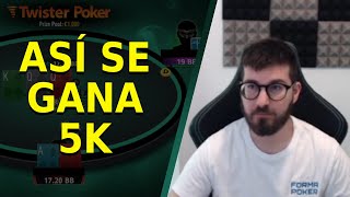 ASÍ SE GANAN 5000€ en un SPINampGO POKER  Molina  FormaPoker [upl. by Ahsiaa170]