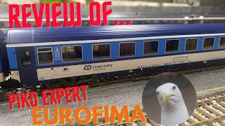 New Piko Expert 58270 review  České dráhy Eurofima eurocity set Czech Railways [upl. by Brozak695]