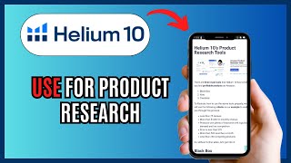 How To Use Helium 10 For Product Research 2024 [upl. by Nnep]