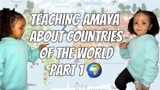 AMAYA LEARNS COUNTRIES 🗺️ First stop South Africa [upl. by Edrahs193]