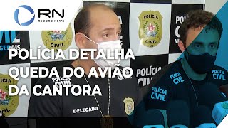 Polícia fala sobre acidente da cantora Marília Mendonça [upl. by Icken861]