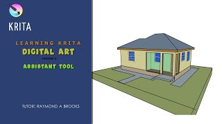 Krita Assistant Tool Demonstration [upl. by Naujtna]