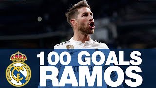 SERGIO RAMOS 100 GOALS [upl. by Heinrike]