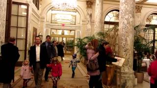 Plaza Hotel New York inside  December 20 2012 [upl. by Naiviv275]