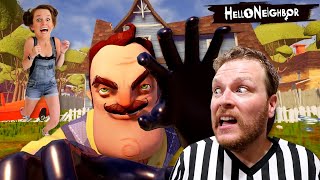 ვინ გაასწრებს  Hello Neighbor Alpha 3  Part 1 [upl. by Ahseirej]