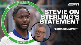 EMBARRASSING 😳  Stevie Nicol on the statement from Raheem Sterlings representatives  ESPN FC [upl. by Irvin949]