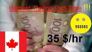 HIGHEST PAYING parttime jobs in canada for International students and cash jobs punjabi vlogger [upl. by Thynne]