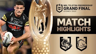 Penrith Panthers v Brisbane Broncos  Match Highlights  NRL Grand Final 2023 [upl. by Eicyak]