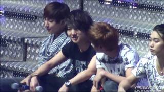 100410 HD Adorable SuJu singing Our Love  Super Show II Manila [upl. by Anniala298]