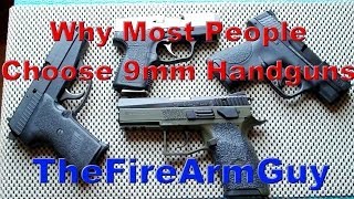 7 Reasons Why People Choose 9mm Handguns over 40sampw  TheFireArmGuy [upl. by Anirdna]