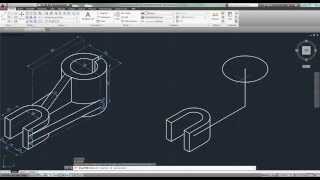 Autocad 2014  ISOMETRIC DRAWING [upl. by Nelleeus]