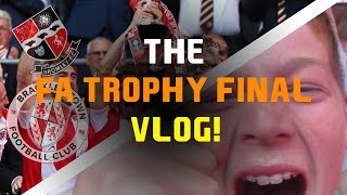 THE FA TROPHY FINAL VLOG BRACKLEY VS BROMLEY  ABSOLUTE SCENES [upl. by Adey756]