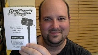 Star Shower Laser Light Review [upl. by Losiram]