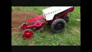 Video 1 Gravely Tractor Demonstration Series 1962 Gravely Rotary Plow Gravely Plowing [upl. by Aerb]