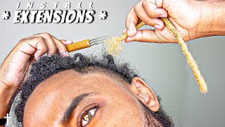 INSTALL Dreadlock Extensions  BEGINNERS TUTORIAL [upl. by Guinn]