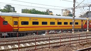 Train Announcement amp Arrival  17611Rajya rani express at Thane  WDG4 [upl. by Assillam510]