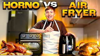 POLLO en AIR FRYER VS POLLO en HORNO  ¿En CUAL queda MEJOR [upl. by Pejsach173]