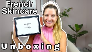 Filorga x SkinStore Unboxing Luxury French Skin Care Gift Box [upl. by Switzer]