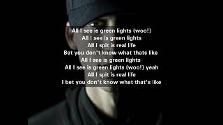 NF  Green Lights Lyrics [upl. by Neelloc]