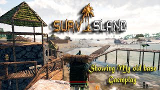 Survisland gameplay  showing you my old base  base building  tips and tricks [upl. by Vitia]