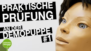 Praktische Examensprüfung an der Pflegepuppe  Teil 1 Die Übergabe [upl. by Jamaal]