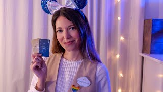 4K ASMR Recepcionista de Hotel Checkin Roleplay Disneyland  Love ASMR en español [upl. by Costa15]