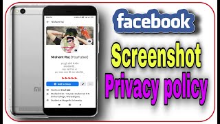 Facebook Profile Screenshot Privacy policy On Kaise Kare  Couldnt Take Screenshot your Profile [upl. by Tutt353]