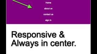 How to design Bootstrap Responsive Navbar and Always in center in 5 min  Responsive Navbar [upl. by Ahsiekrats339]