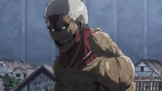 Eren vs Reiner Armoured Titan Round 2 Full Fight  Attack on Titan Season 3 Part 2 [upl. by Irahc]