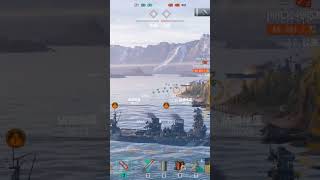 World of Warships  Crossed torpedoes worldofwarshipsgameplay [upl. by Mientao]