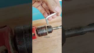 dol drill chuck solution use this method 👍👍 short tipsandtricks woodwork [upl. by Neerhtak]