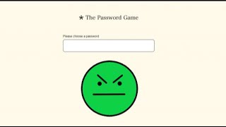 The password game is terrifying [upl. by Karl371]