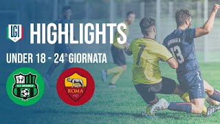 Highlights SassuoloRoma U18 AB 24 giornata stagione 202324 [upl. by Ginger]