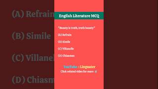 Literary Terms in English Literature  MCQs on literary terms  Literary Terms Quiz literature [upl. by Varin413]