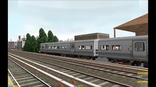 OpenBVE HD EXCLUSIVE Long Island Rail Road Bombardier M7 EMU New Truck Bogie Showcase 11614 [upl. by Elberfeld]