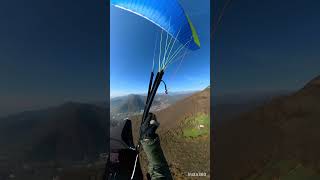 Colli di San Fermo BG 😍 paragliding advance alpha7 insta360 mountains parapendio [upl. by Kally]