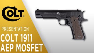 Unboxing and Review of Airsoft Colt 1911 Rail Gun M45A1 [upl. by Zysk]