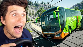 Flixbus STECKT FEST auf den GLEISEN ✪ Flixbus Fernbus Simulator [upl. by Guimar]